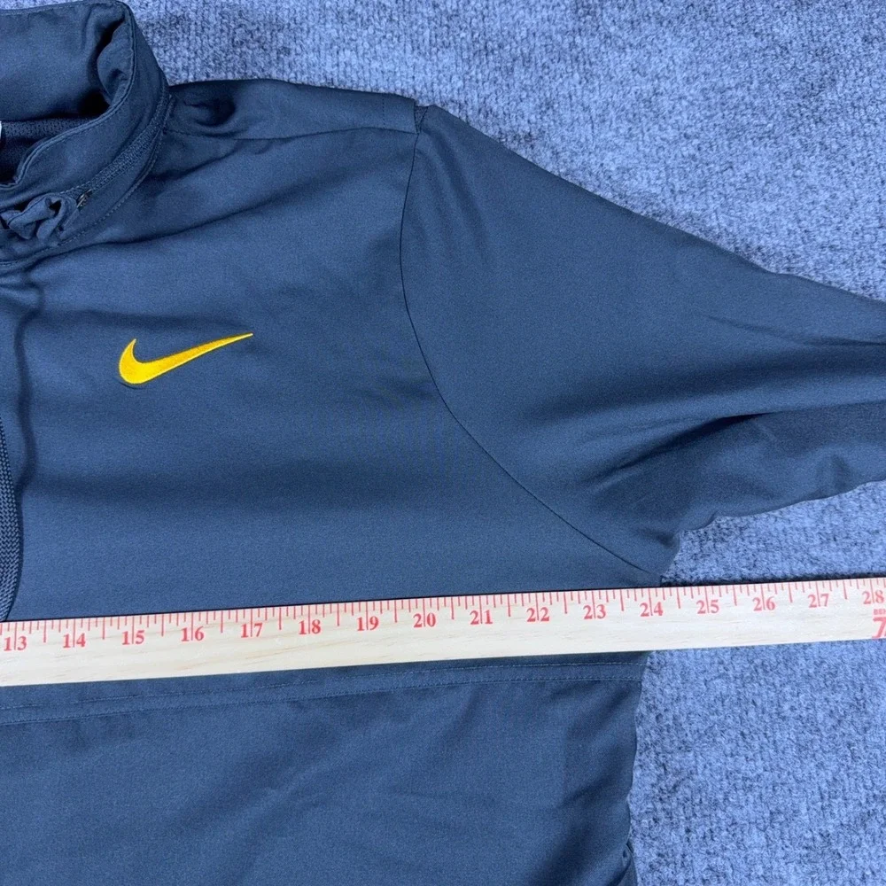Nike Iowa State Cyclones Jacket Mens XXL Grey Red Yellow Full Zip Dri-FIT Hooded